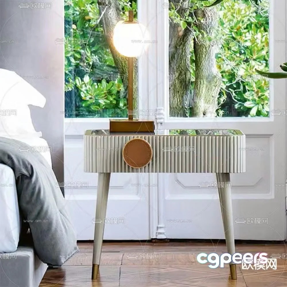 SCAPPINI bedside table 3d model