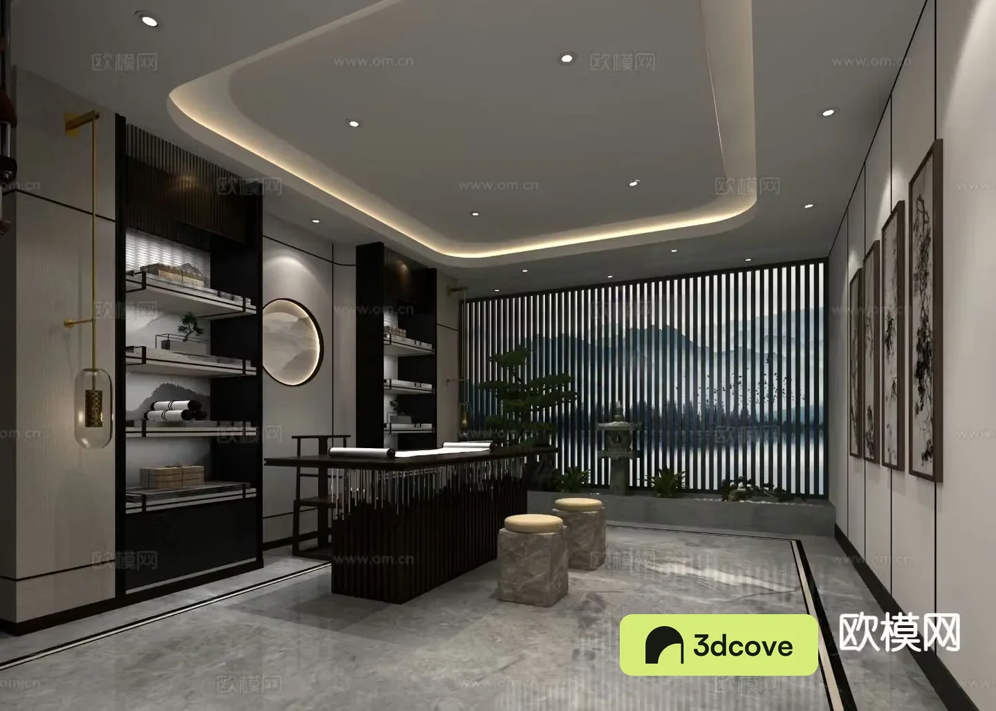 Chinese study room