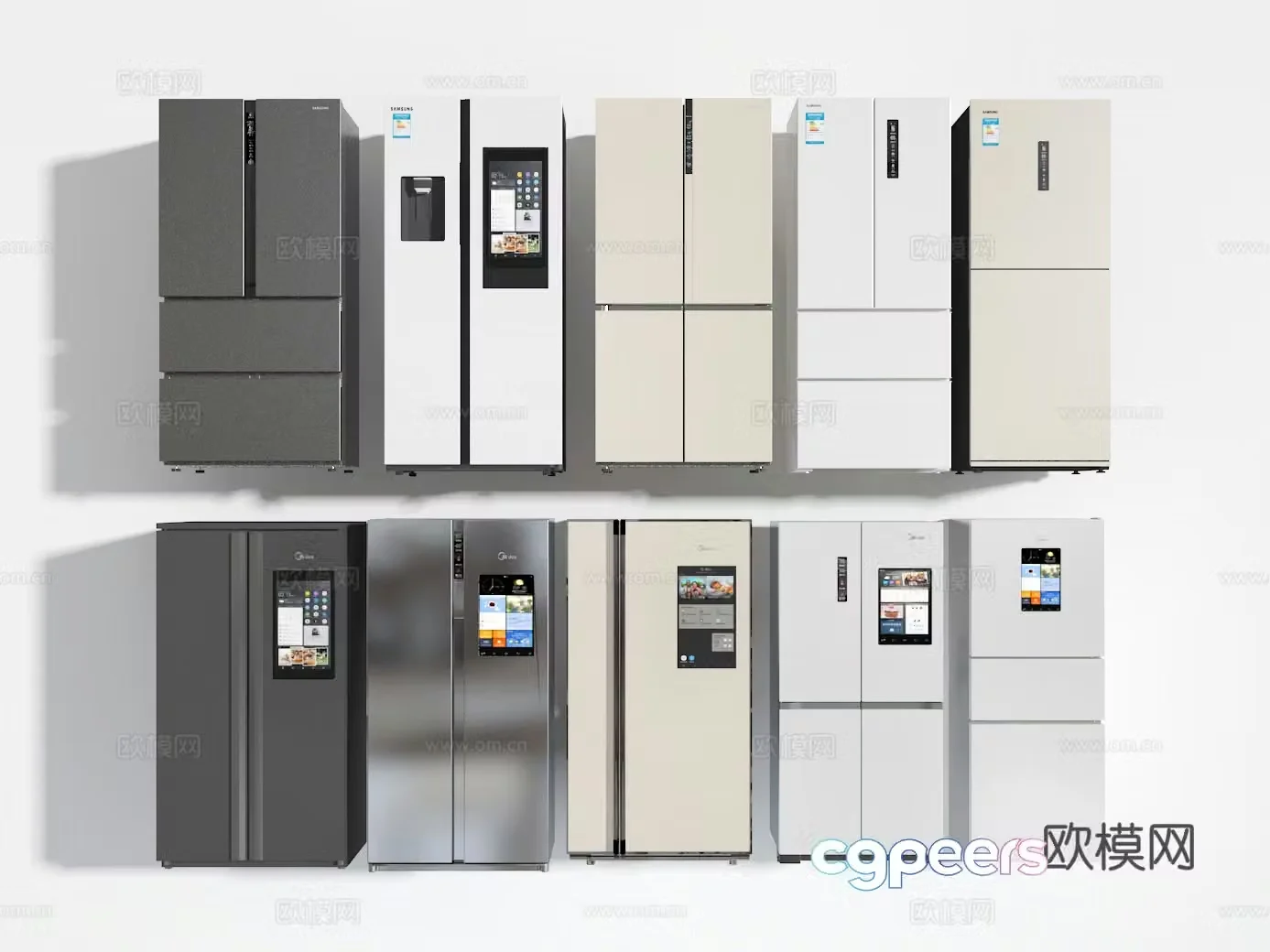Refrigerator 3d model