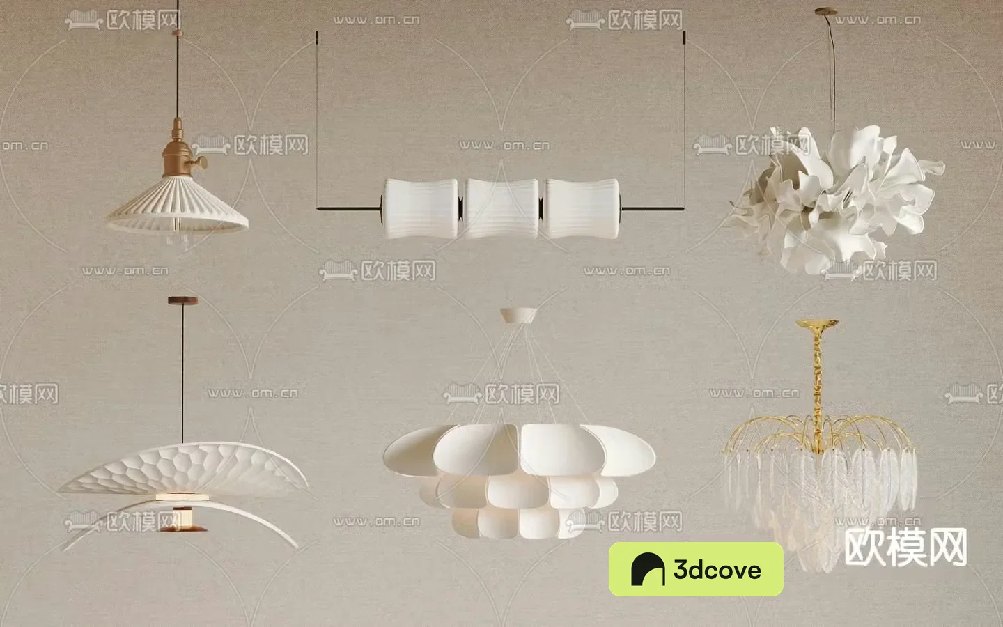 Cream style chandelier hall chandelier