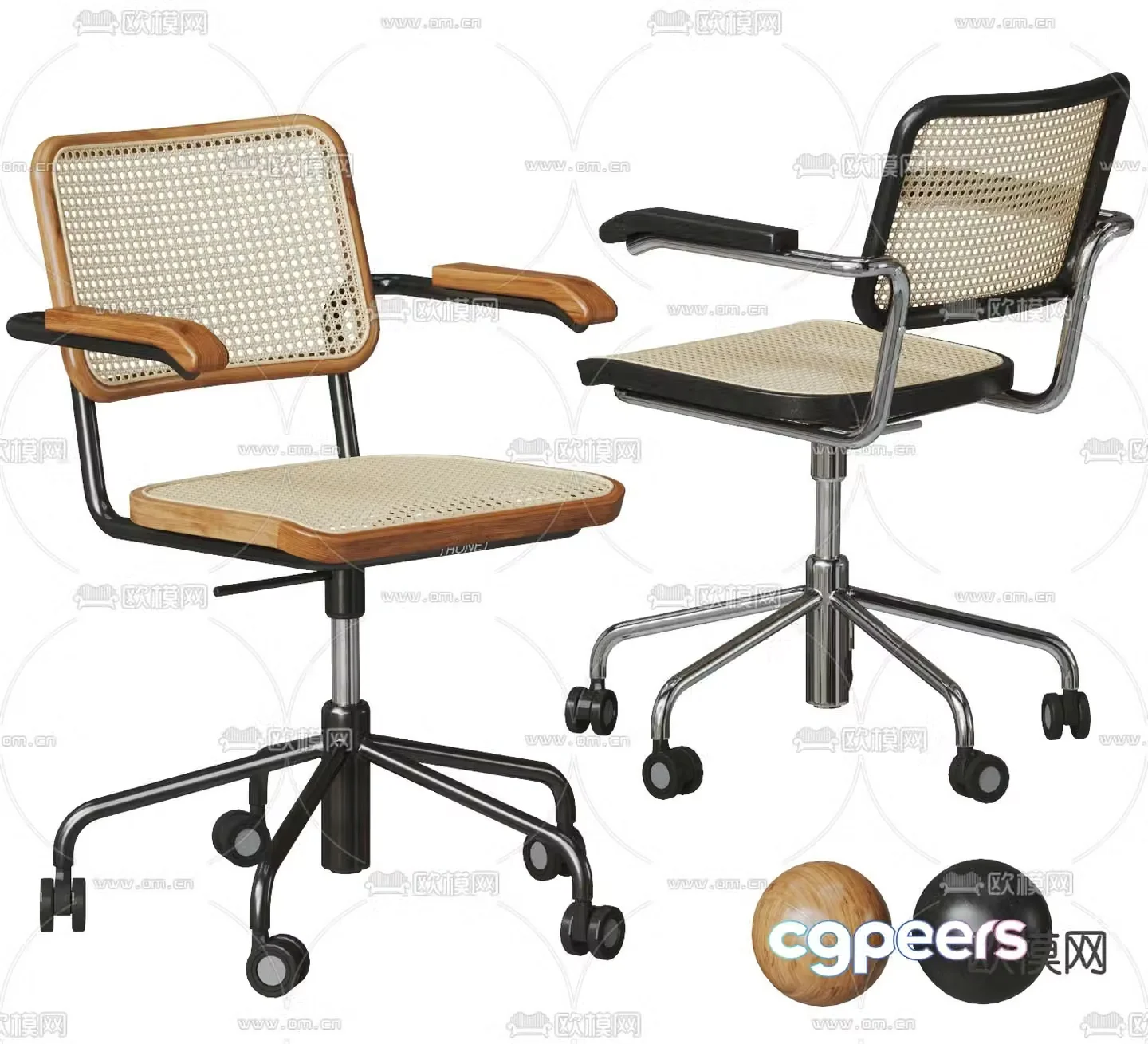 Medieval style office chair shift chair staff chair 3D model