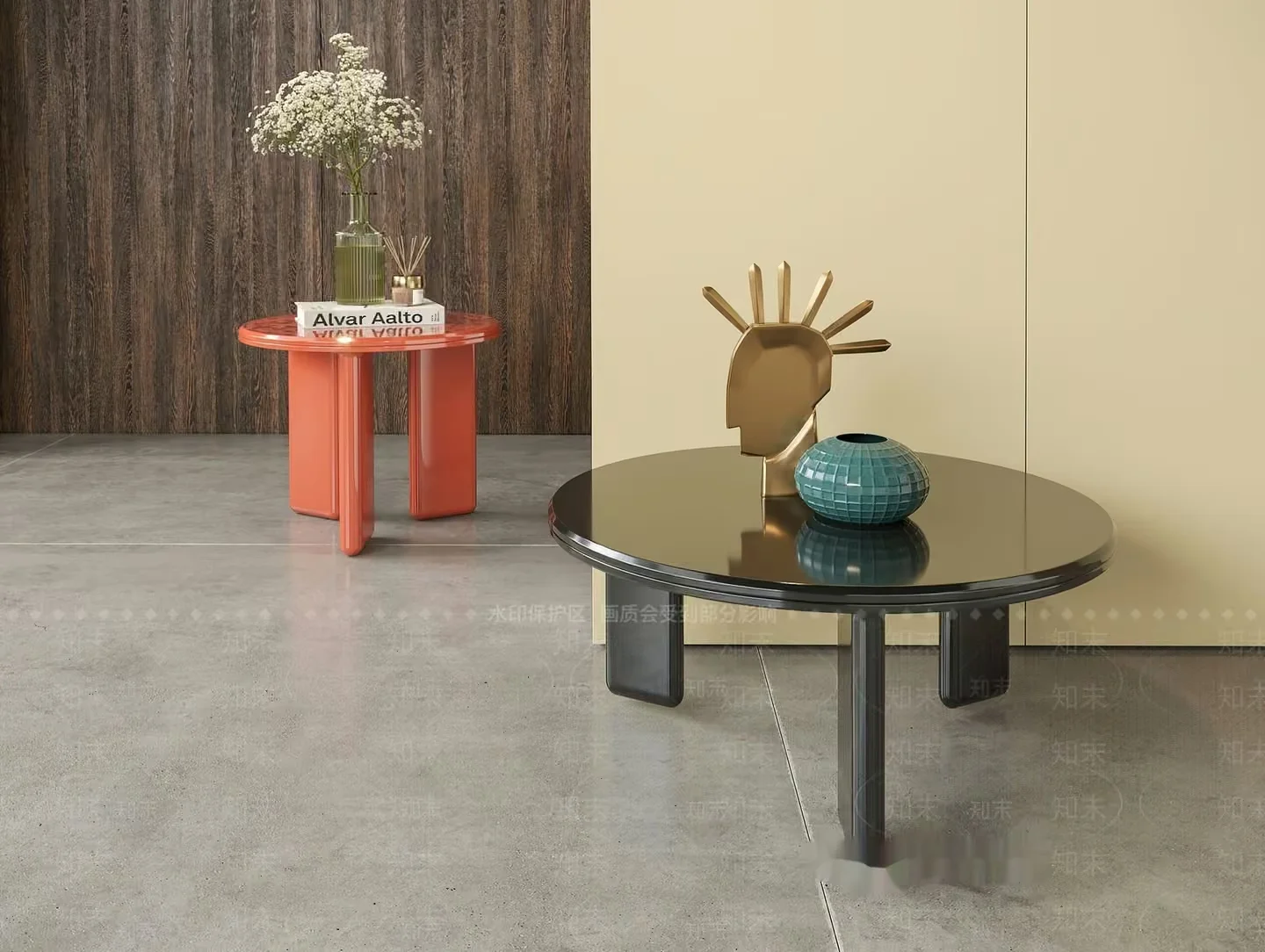 Modern Coffee Table 3D Model – 6496 – VRAY Render