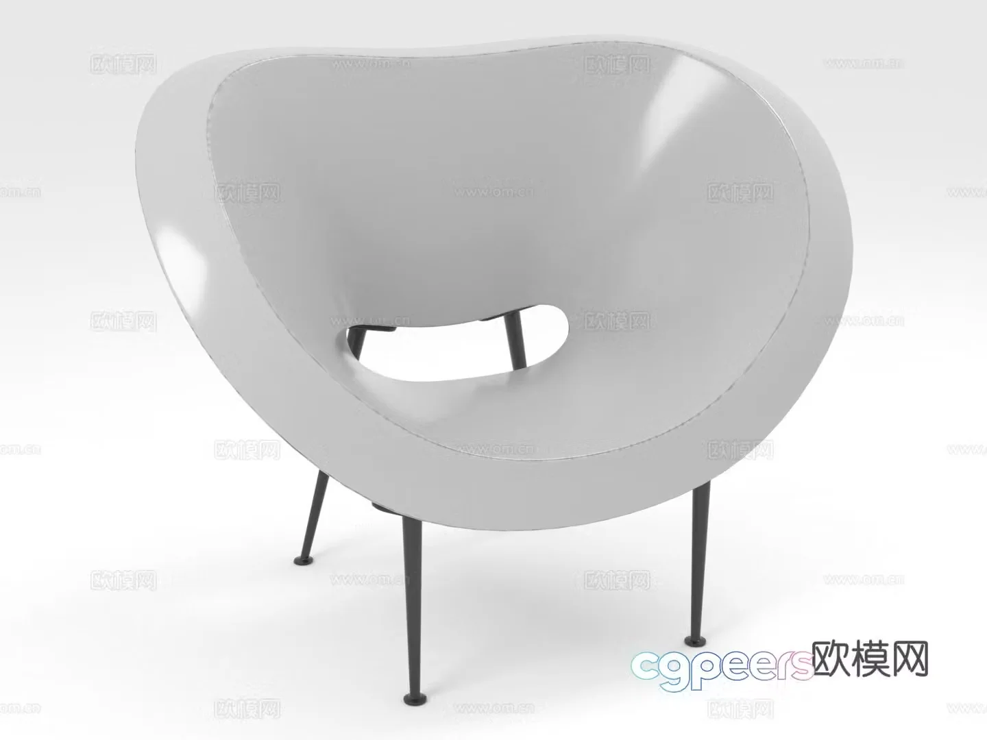 Leisure chair sofa chair seat 3d model