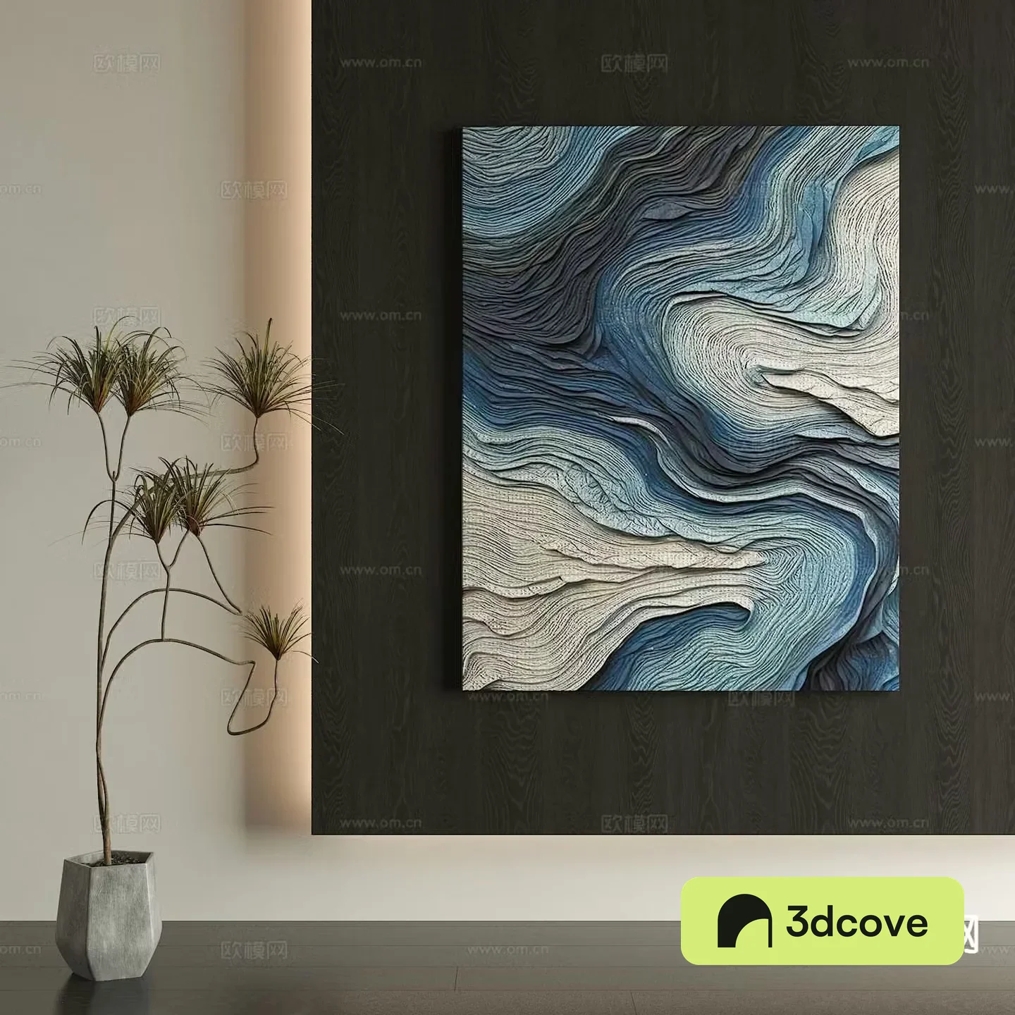 Wabi-sabi painting texture painting decorative painting hanging painting
