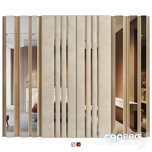 3ds Max Free – Wall Panel Decor 36