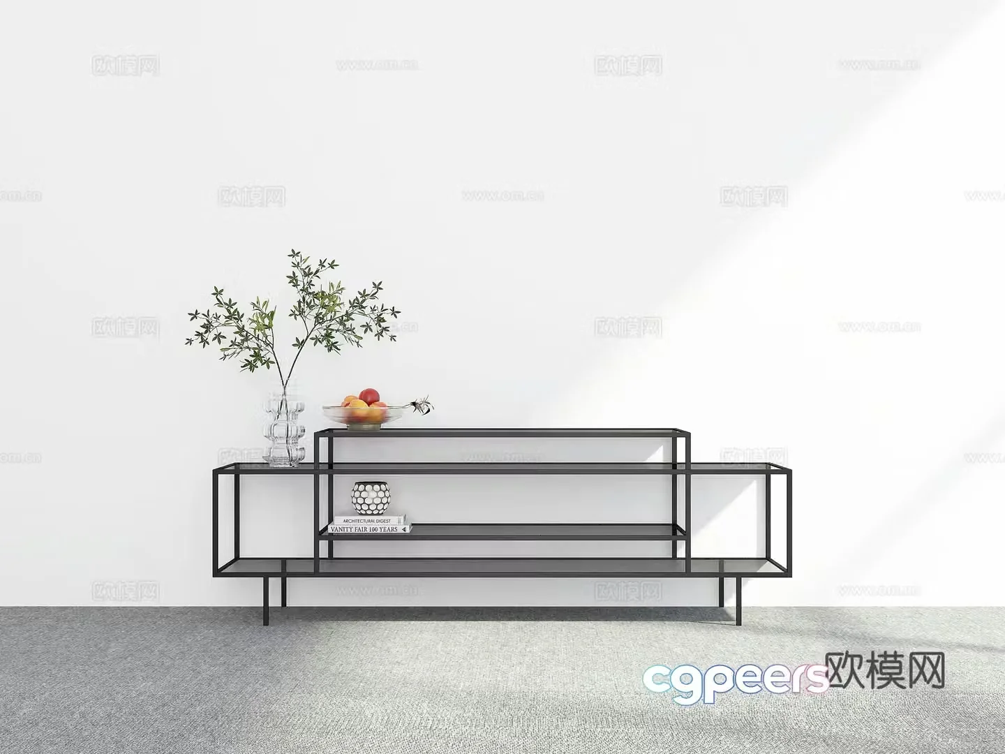 Modern sideboard 3D model