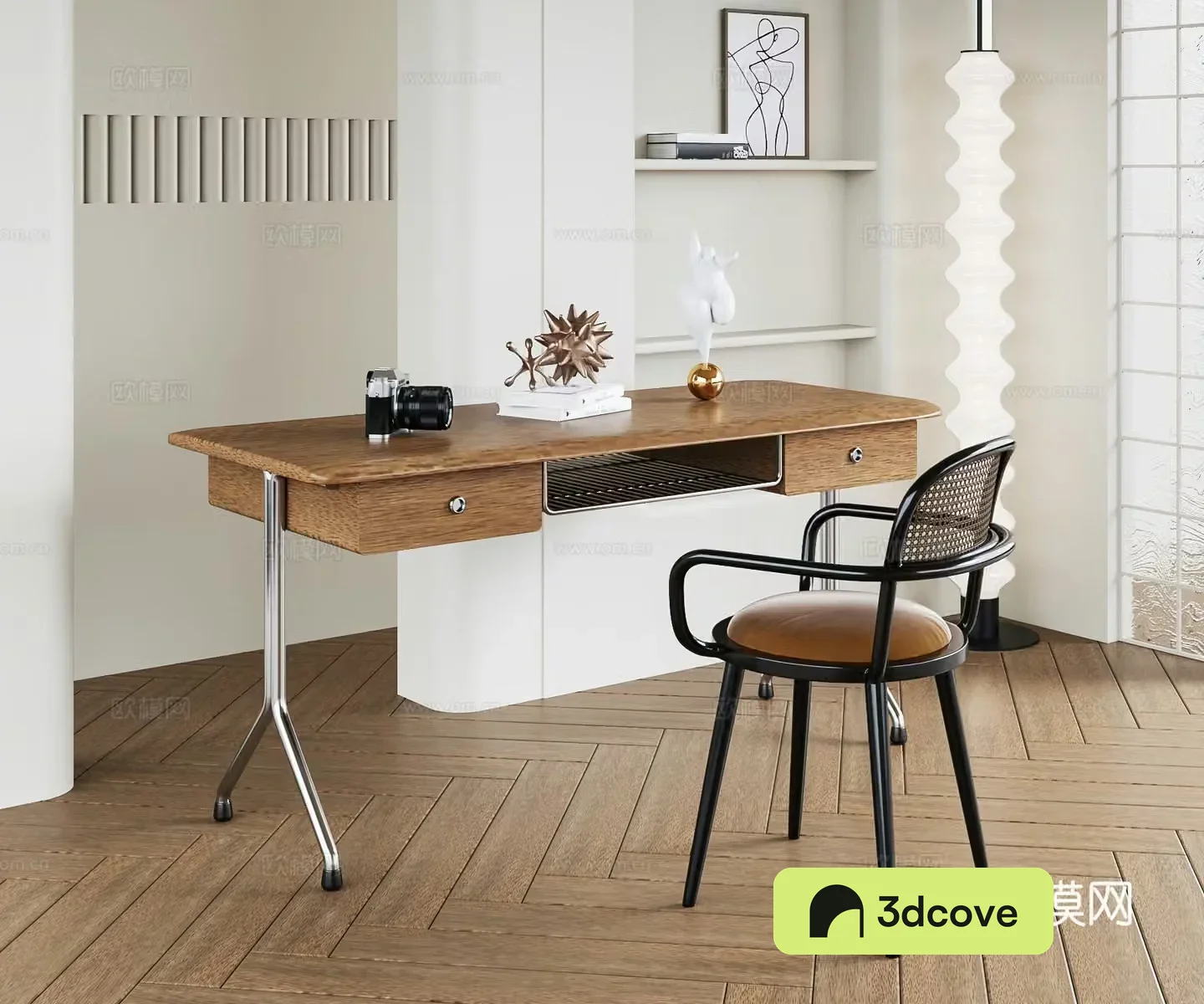 Middle -aged Wind desk chair