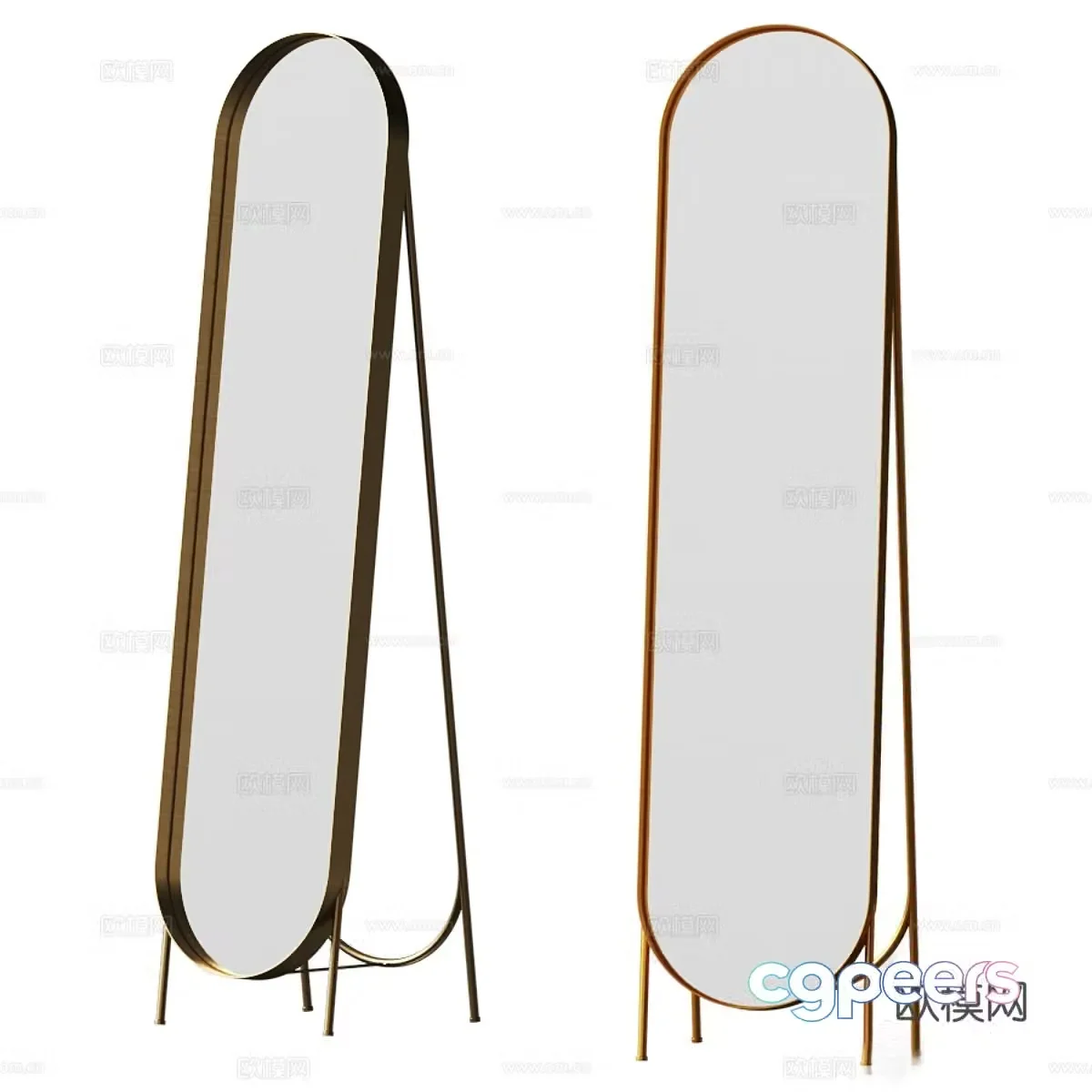 Cox & Cox floor mirror 3d model