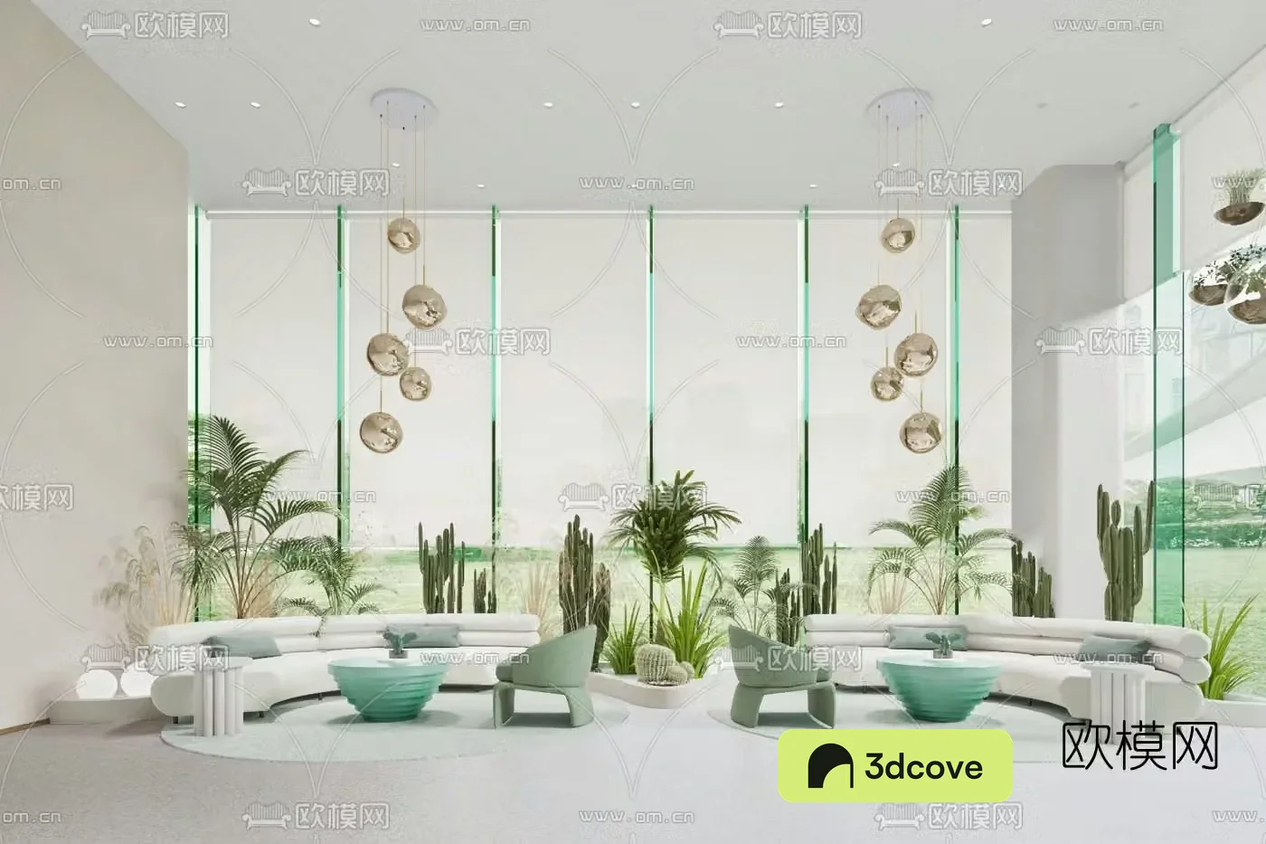 Zhongmu Design modern sales office negotiation area