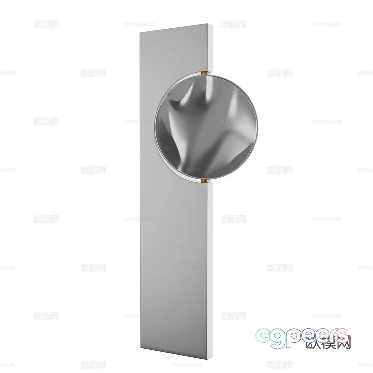 Modern mirror decorative mirror living room mirror 3d model