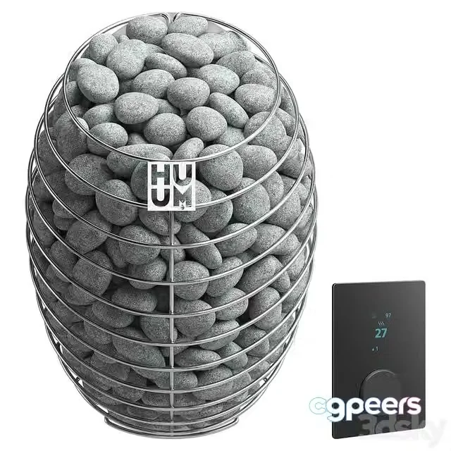 3ds Max Free – Drop Sauna Heater by HUUM