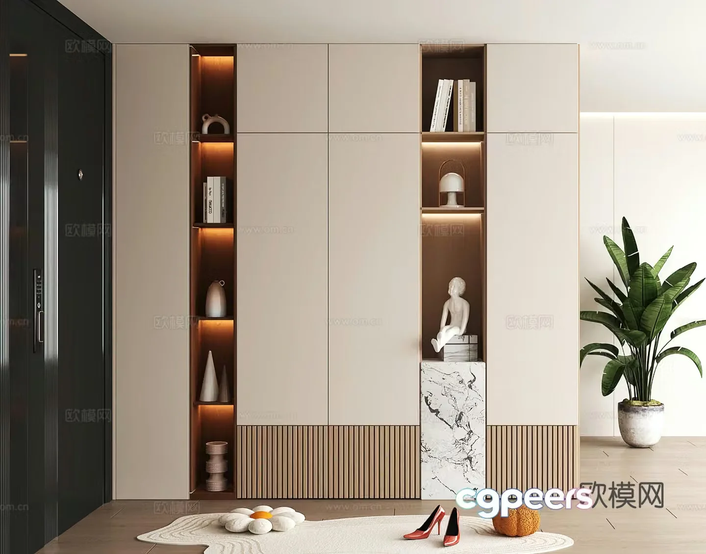 Shoe cabinet design shoe cabinet partition shoe cabinet porch shoe cabinet home shoe cabinet 3D model
