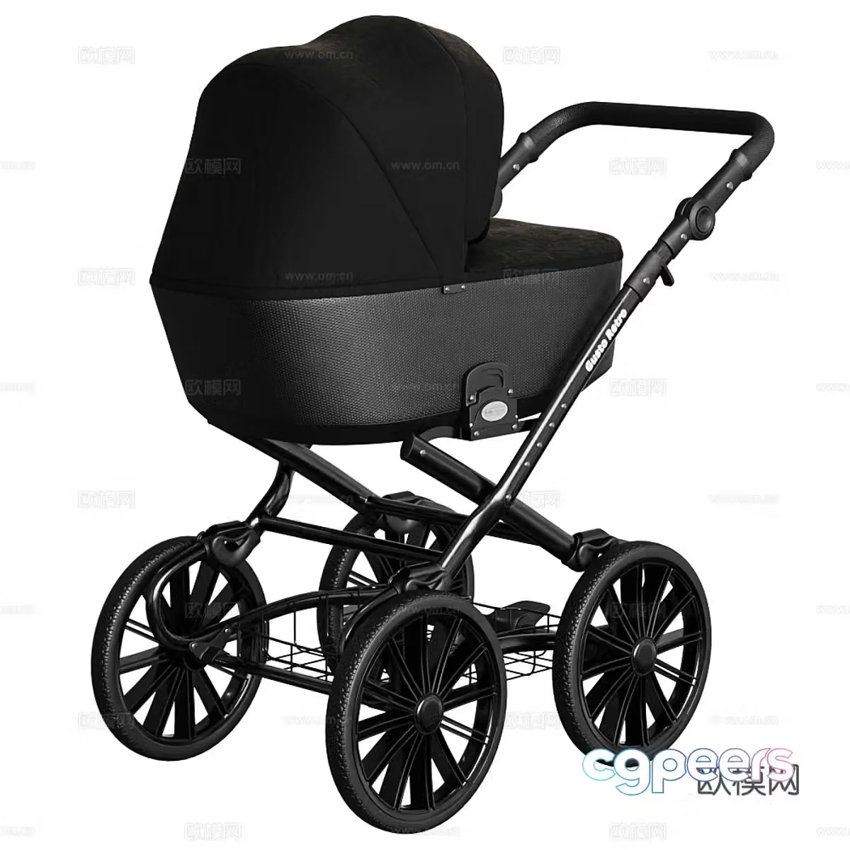 Children’s stroller 3d model