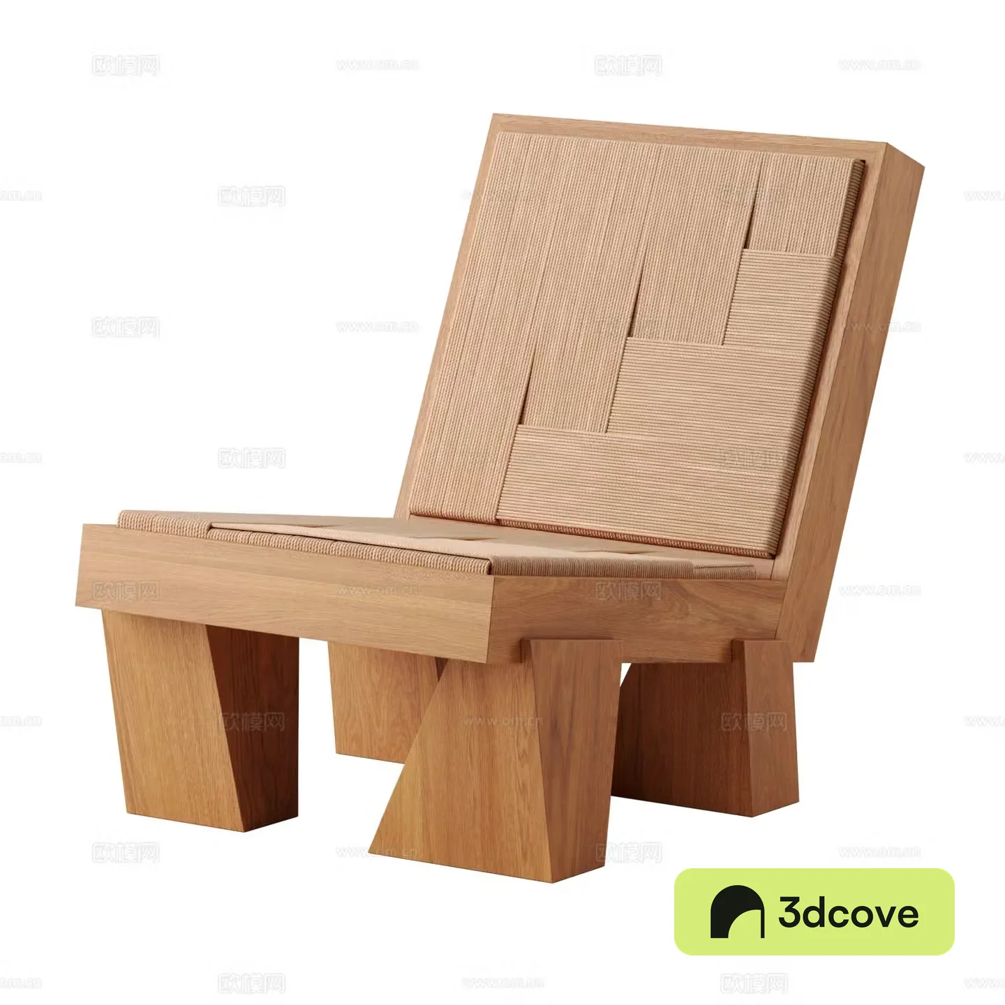 New Chinese wooden stool armchair