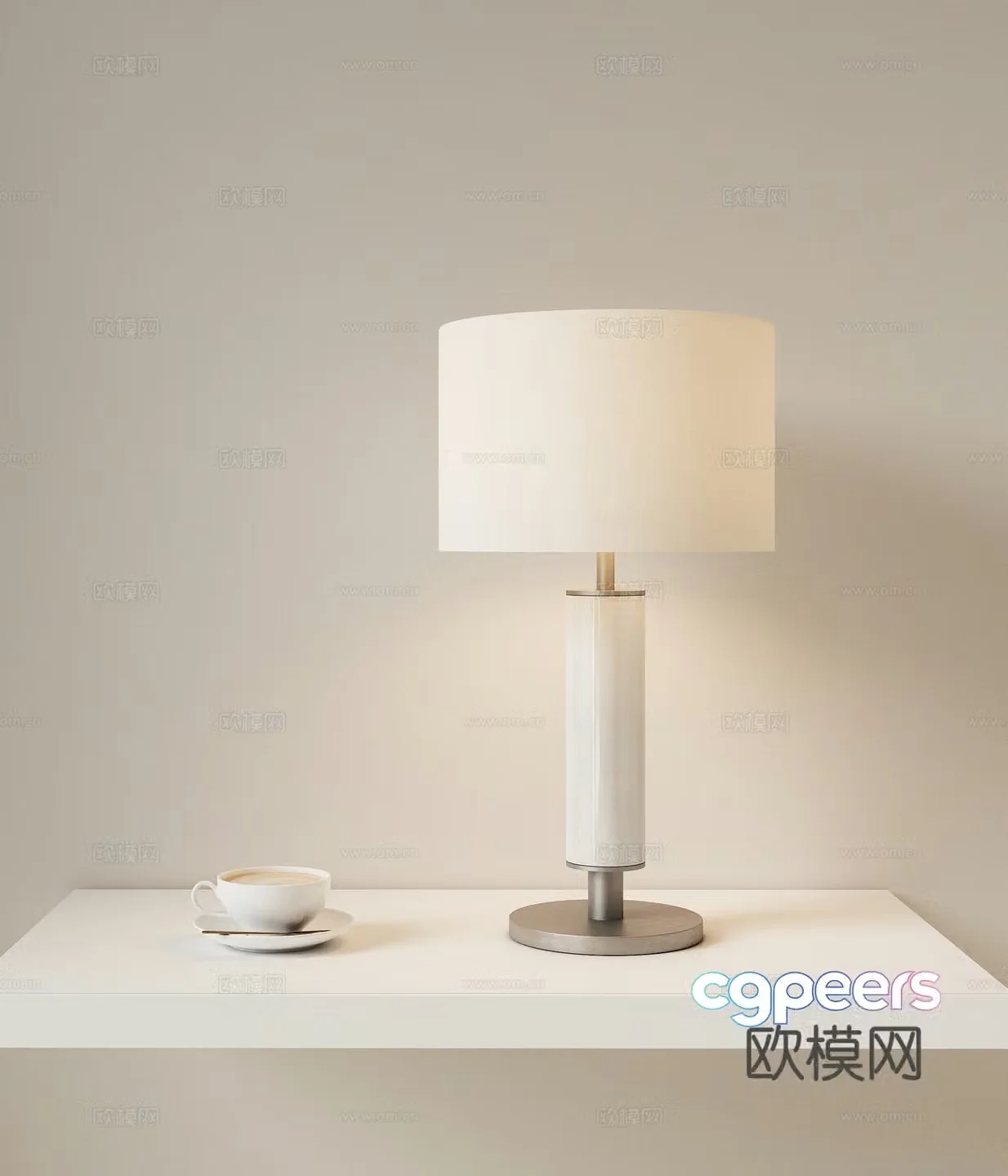 Modern retro desk lamp metal desk lamp bedside desk lamp living room desk lamp study desk lamp 3d model
