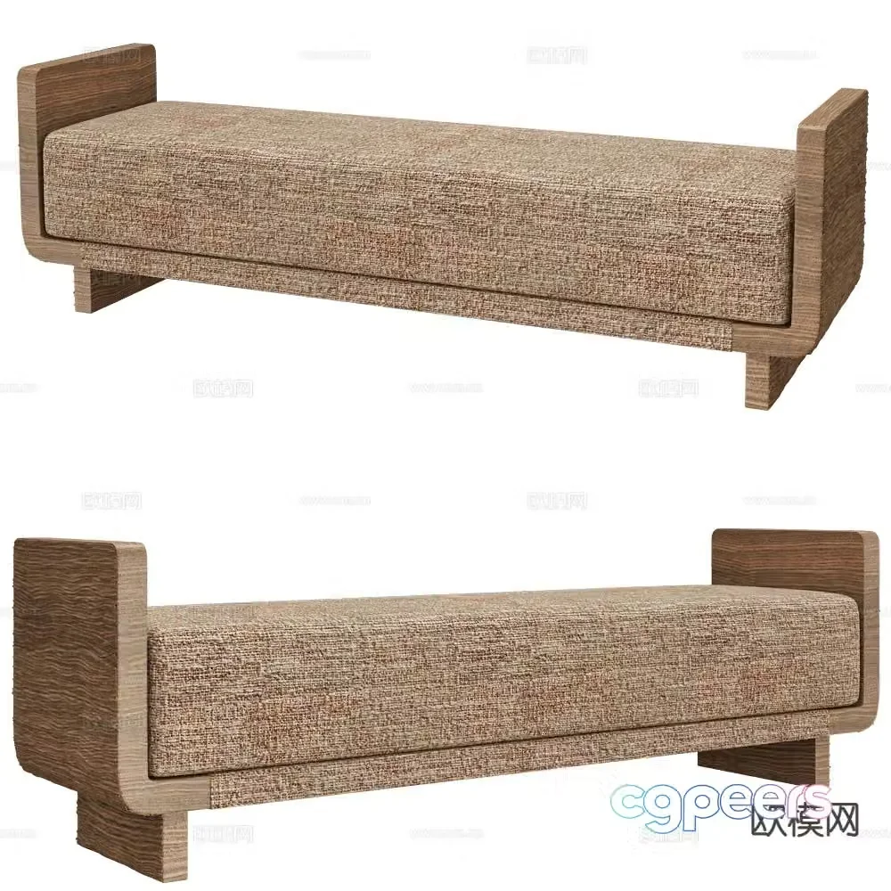 Modernature Bench Sofa Bench Bench 3d model