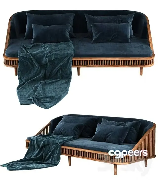 3ds Max Free – KBH Dedar sofa