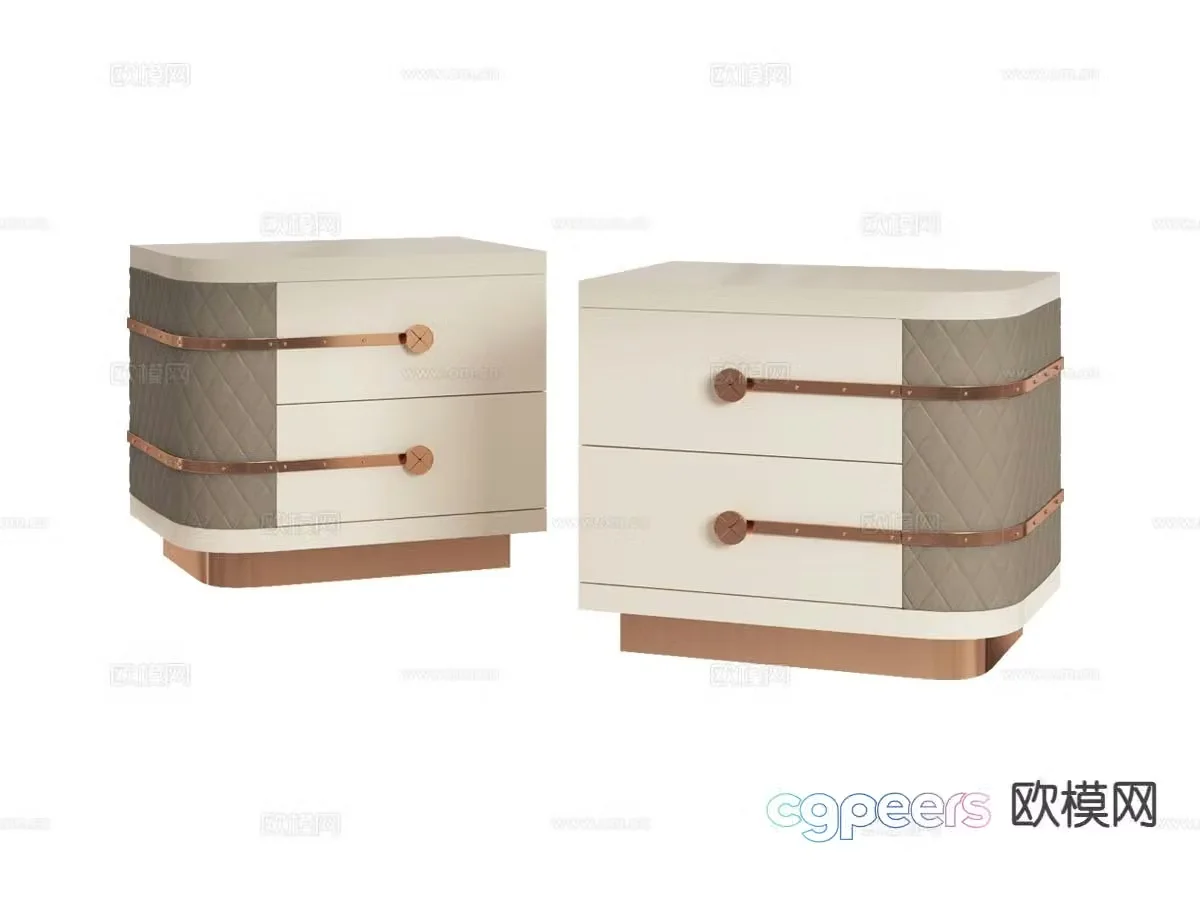 A&X bedside table 3d model