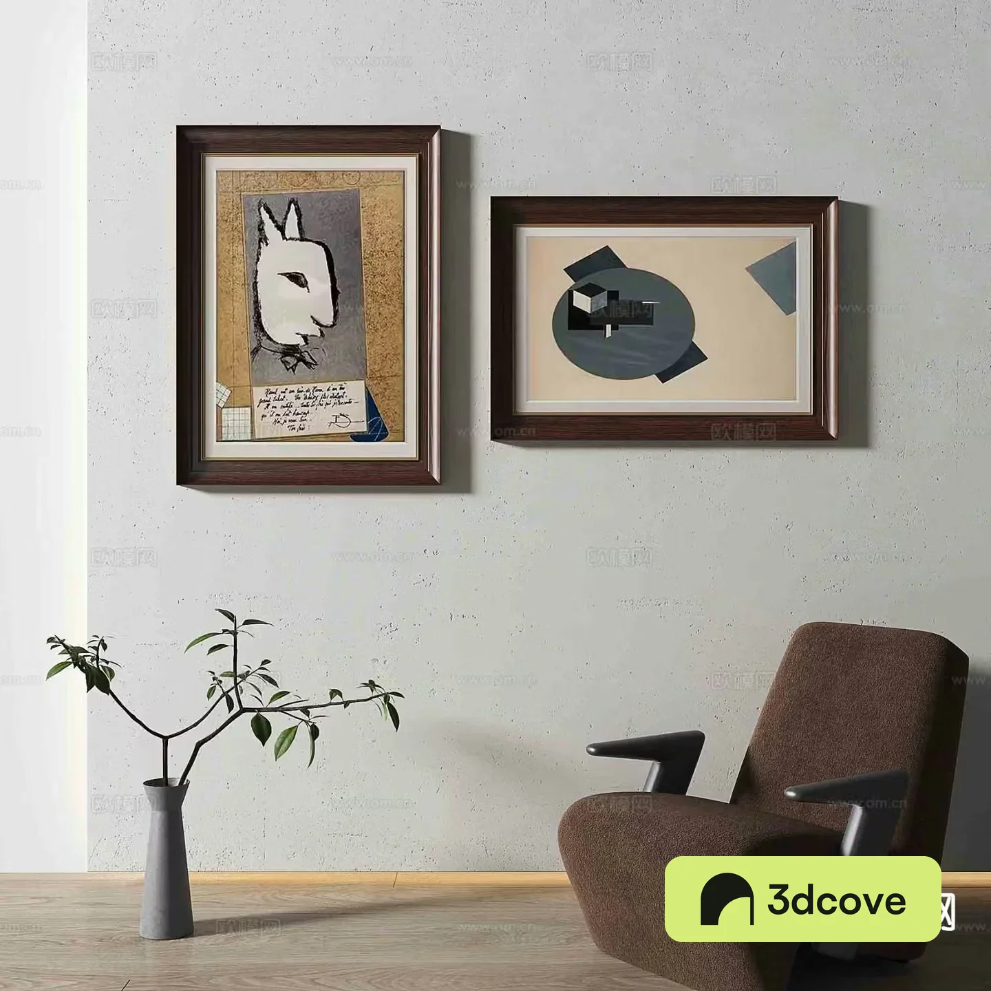 Jane European cartoon oil painting decorative painting