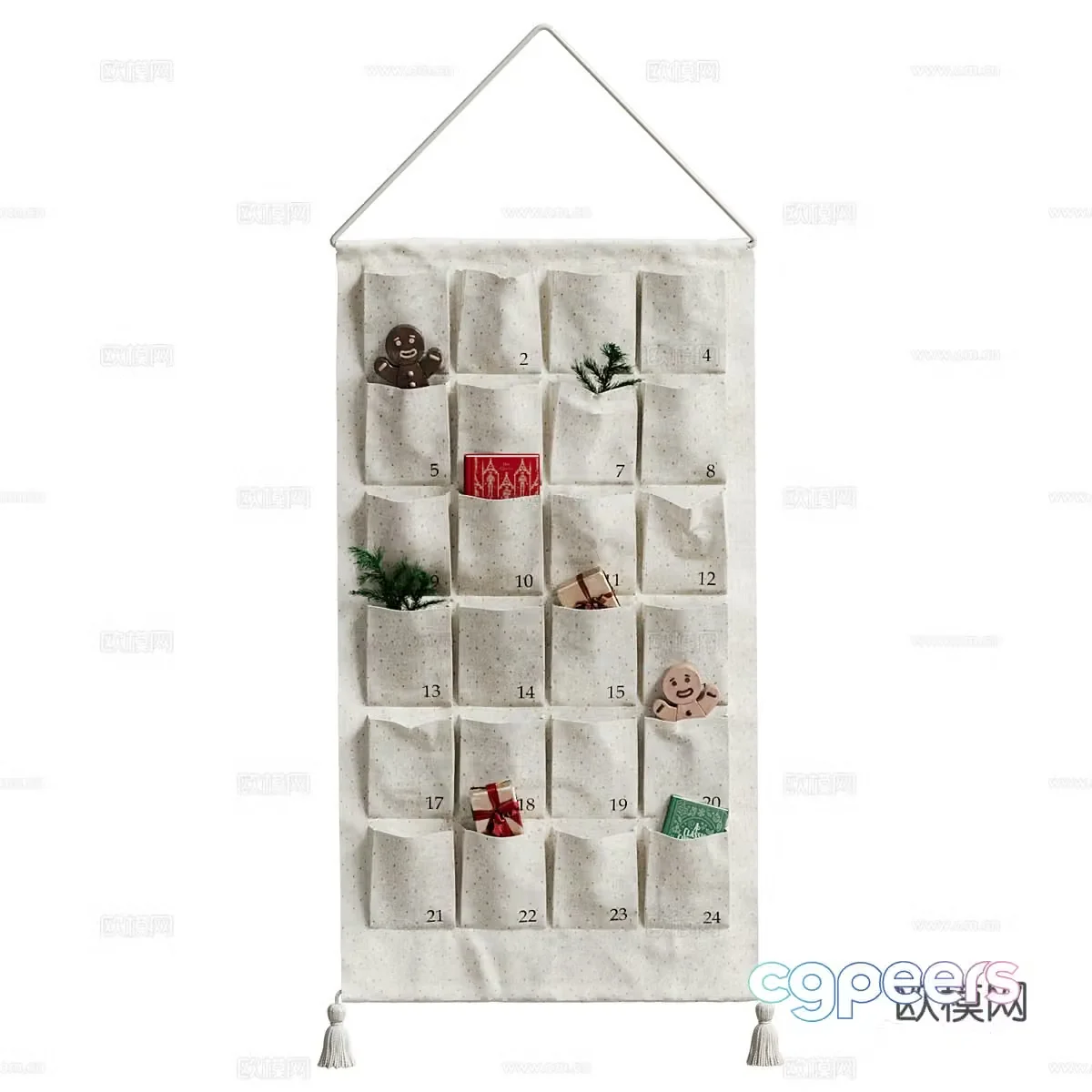 3D model of bed mantle