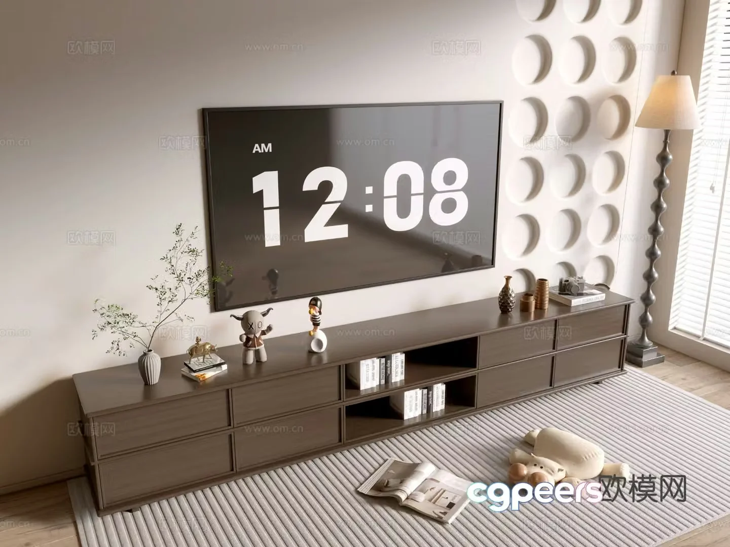 Modern TV cabinet 3d model