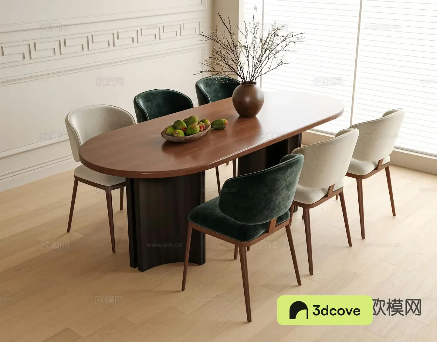 Medieval style dining table and chairs oval dining table
