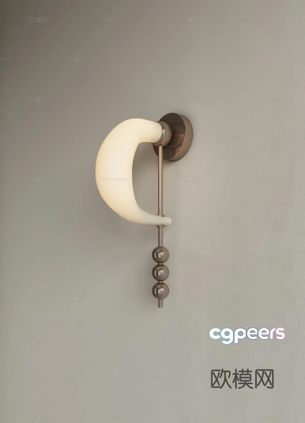 Modern retro wall lamp Metal wall lamp Bedside wall lamp front mirror wall lamp Living room wall lamp 3D model