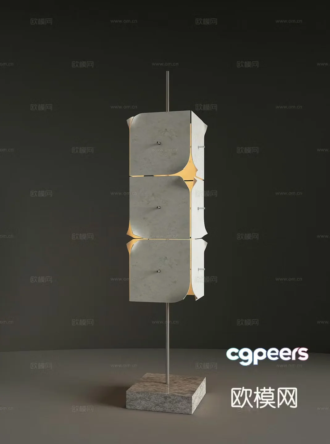 Modern art floor lamp Living room floor lamp Study room floor lamp Decorative floor lamp 3D model