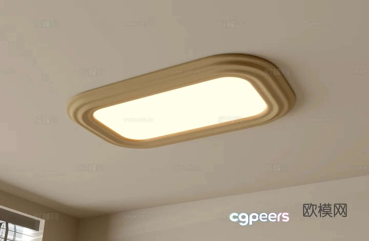 Modern ceiling lamp Geometric ceiling lamp Bedroom lamp Artistic shaped lamp Fashion living room lamp group 3D model