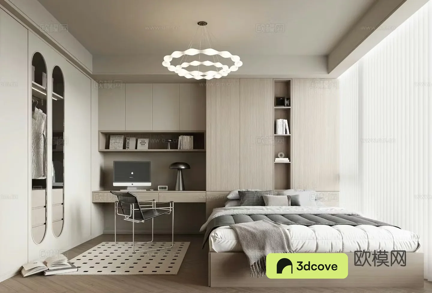 Modern tatami bedroom