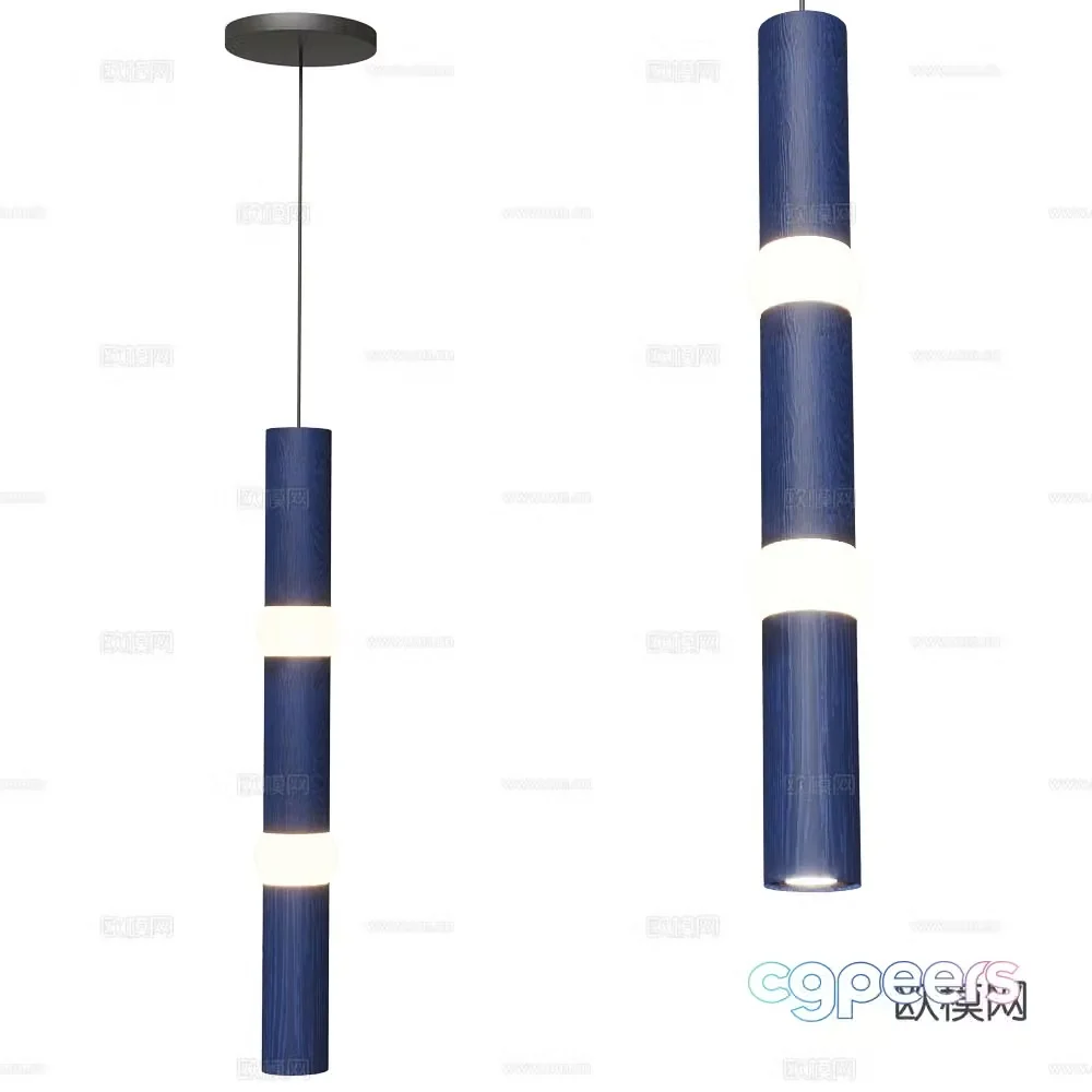 Oblure chandelier 3d model