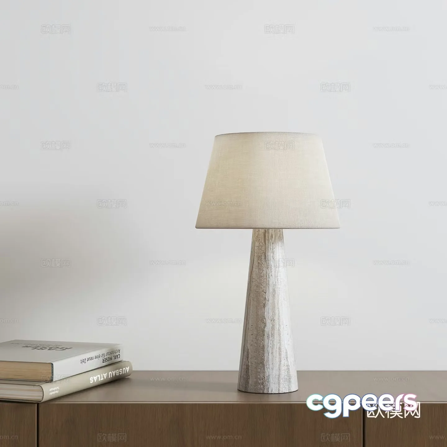 Wasabi Stone Table Lamp 3D Model