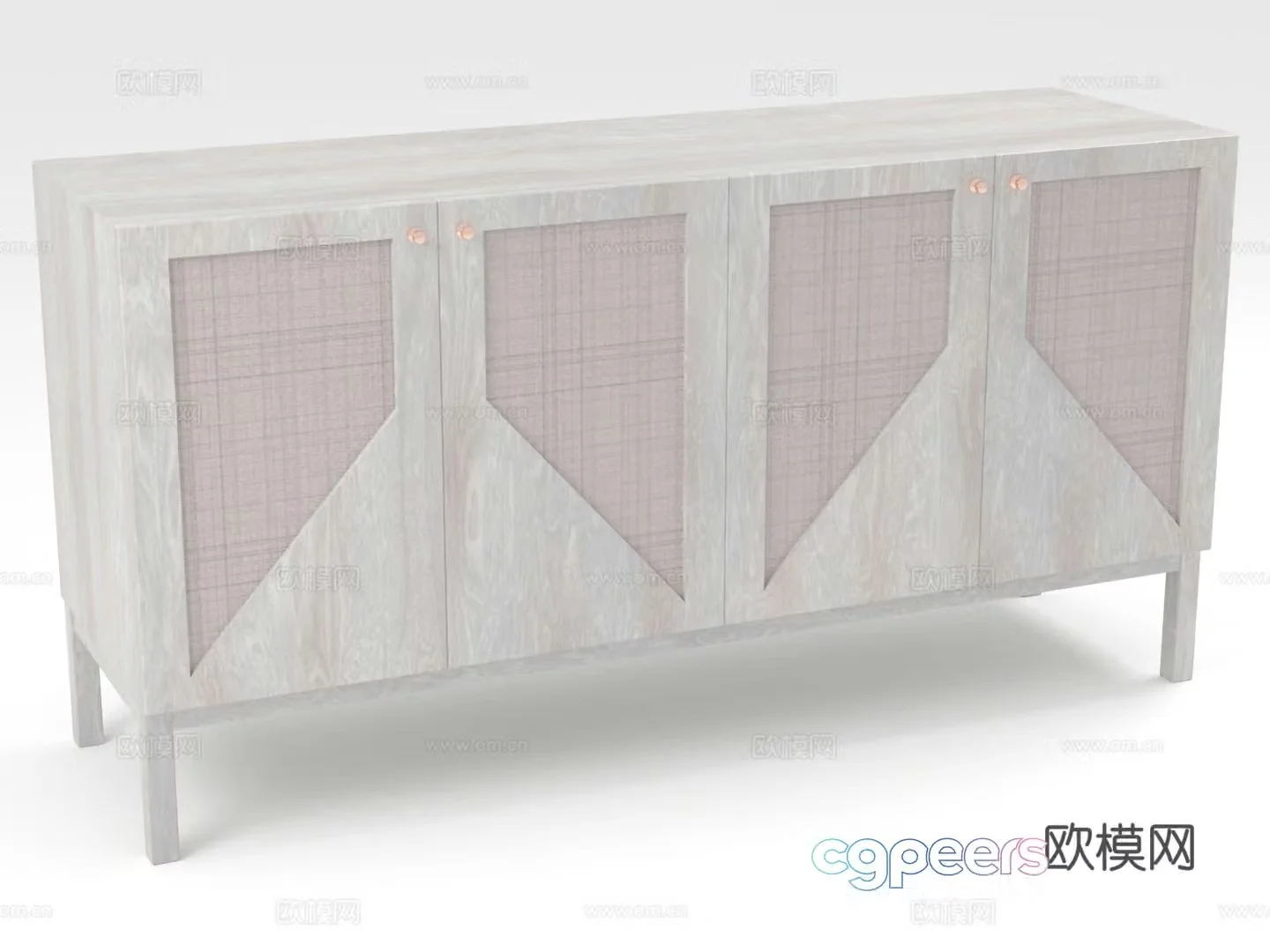 Wooden cabinet Storage cabinet Side cabinet Low cabinet Cabinet 3D model