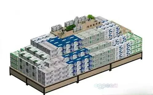Warehouse With Shelves 3D Model – 21256 – VRAY Render