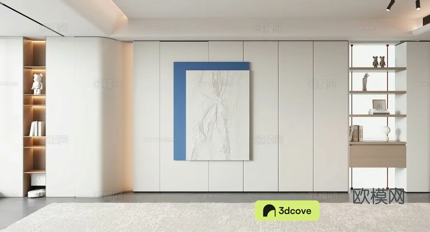 Modern sofa background wall