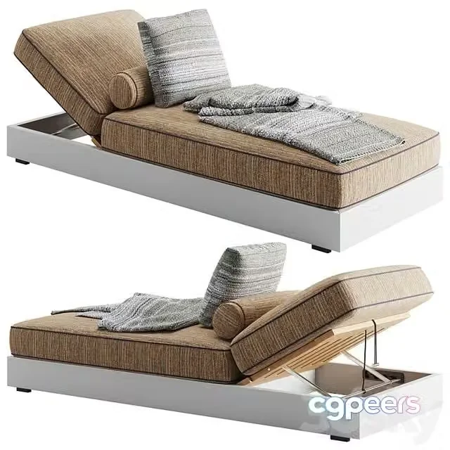 3ds Max Free – Flexform freeport chaise longue