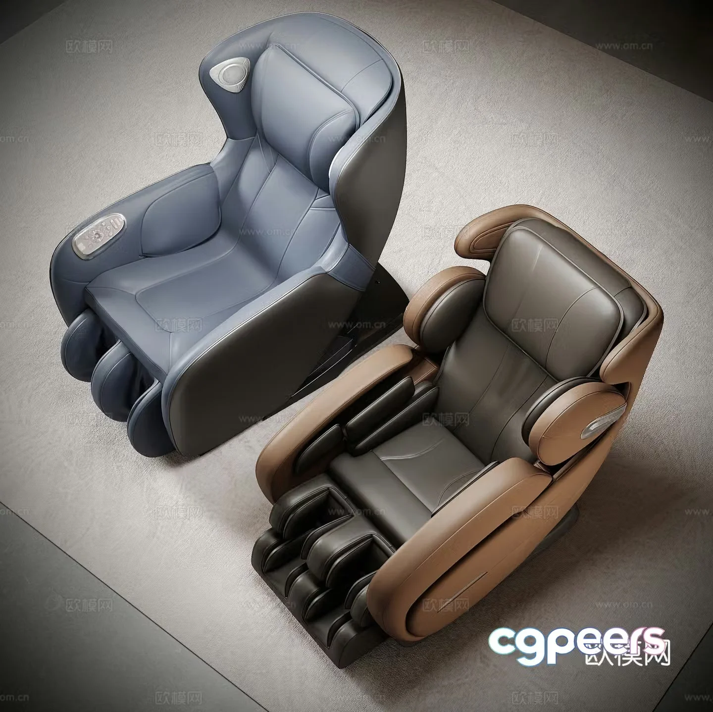 Modern massage chair massage sofa 3d model