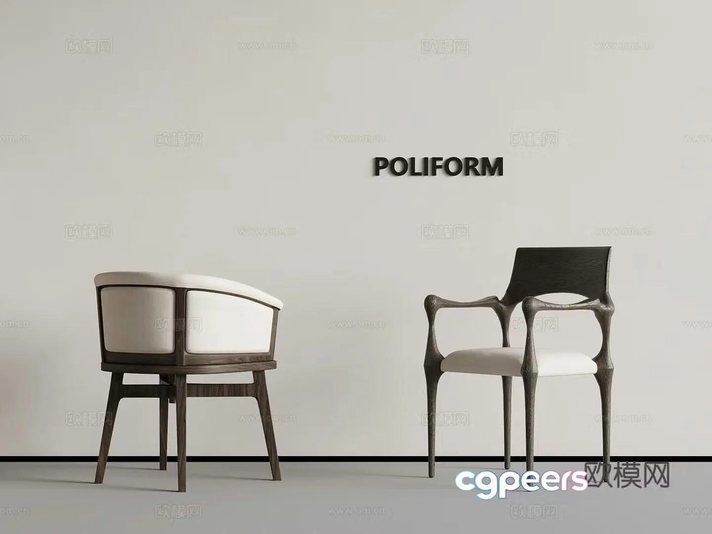 Dining chair medieval style dining chair writing chair single chair 3d model