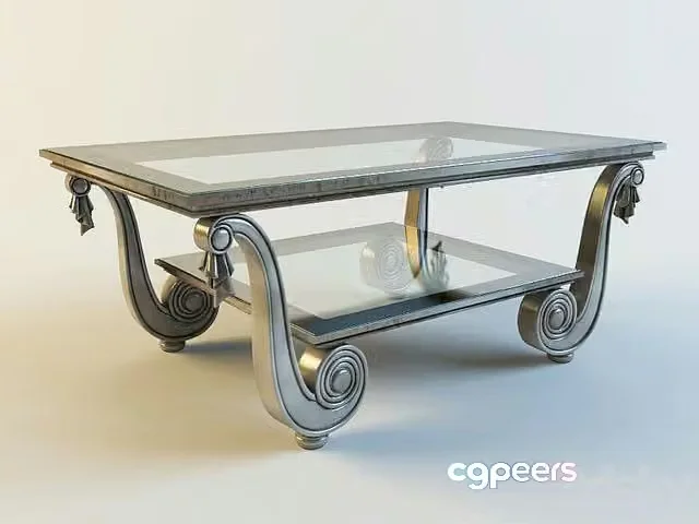3ds Max Free – CHELINI glass table