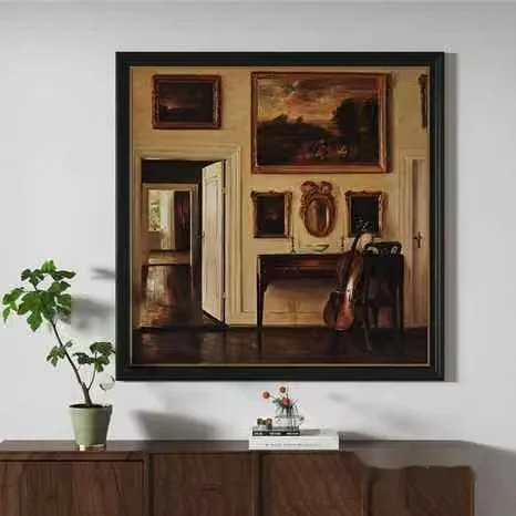 Traditional Framed Artwork 3D Model – 15388 – VRAY Render