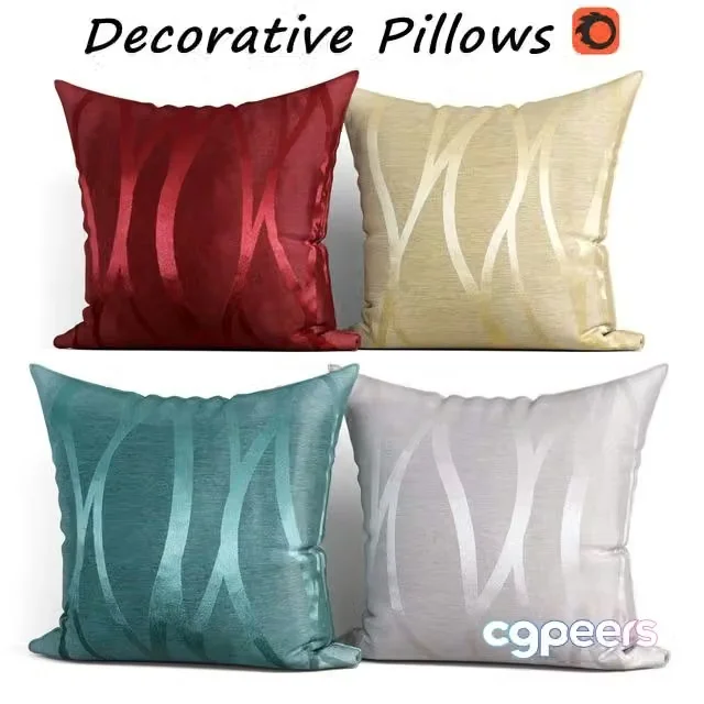 3ds Max Free – Decorative pillows set 246 CaliTime