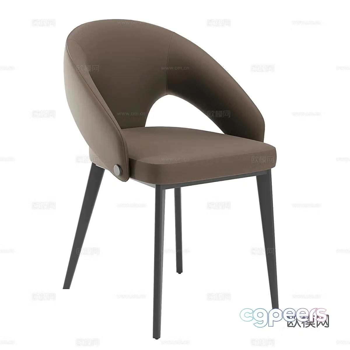 Modern simple single sofa single sofa simple sofa living room sofa 3d model