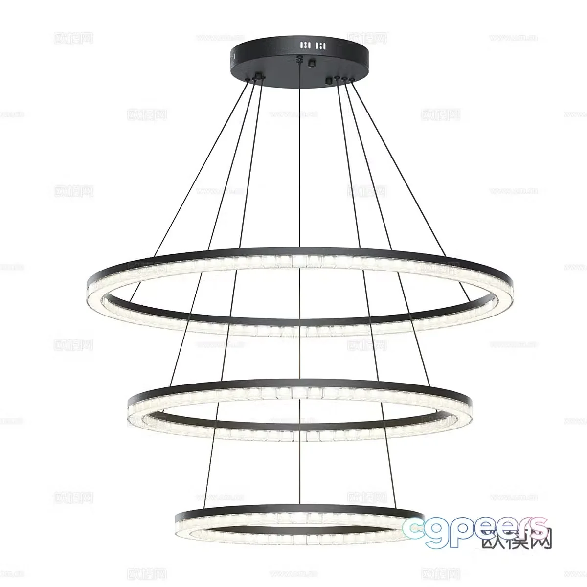 Modern simple chandeliers chandeliers simple chandeliers dining chandeliers living room chandeliers lamps 3D model