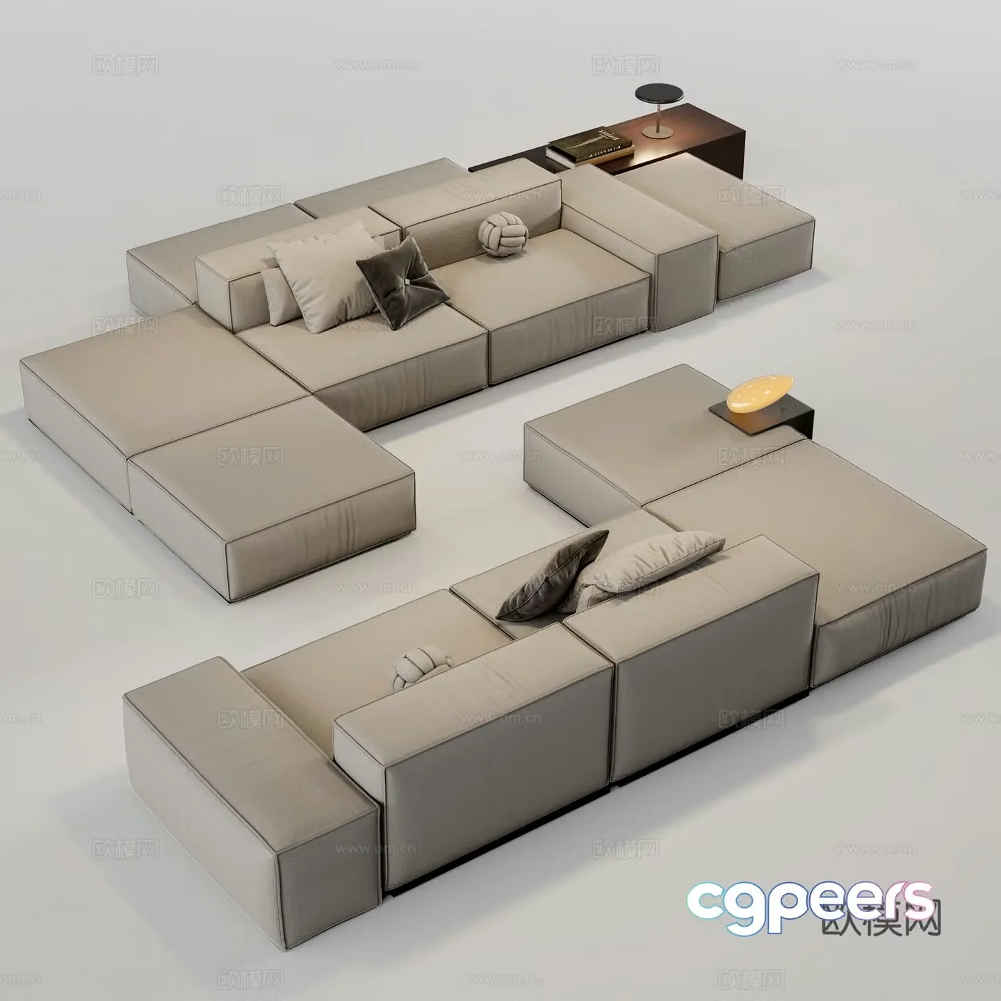 Modern sofa 3d model