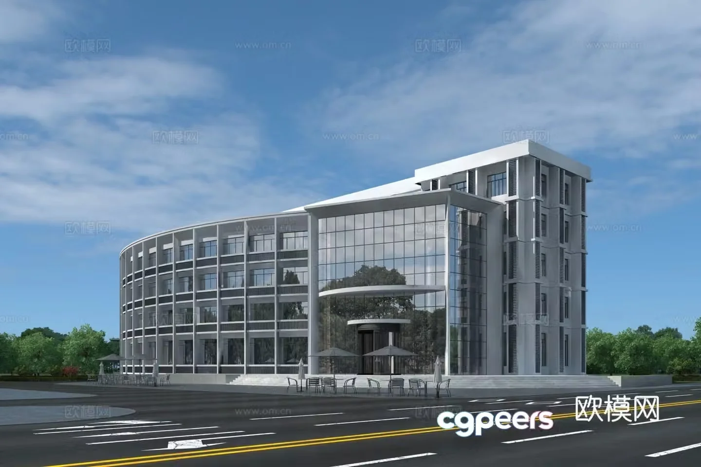 Office building 3d model