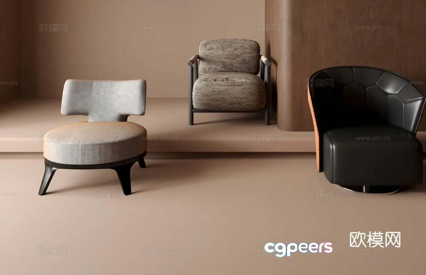 Sofa chair leisure chair 3d model