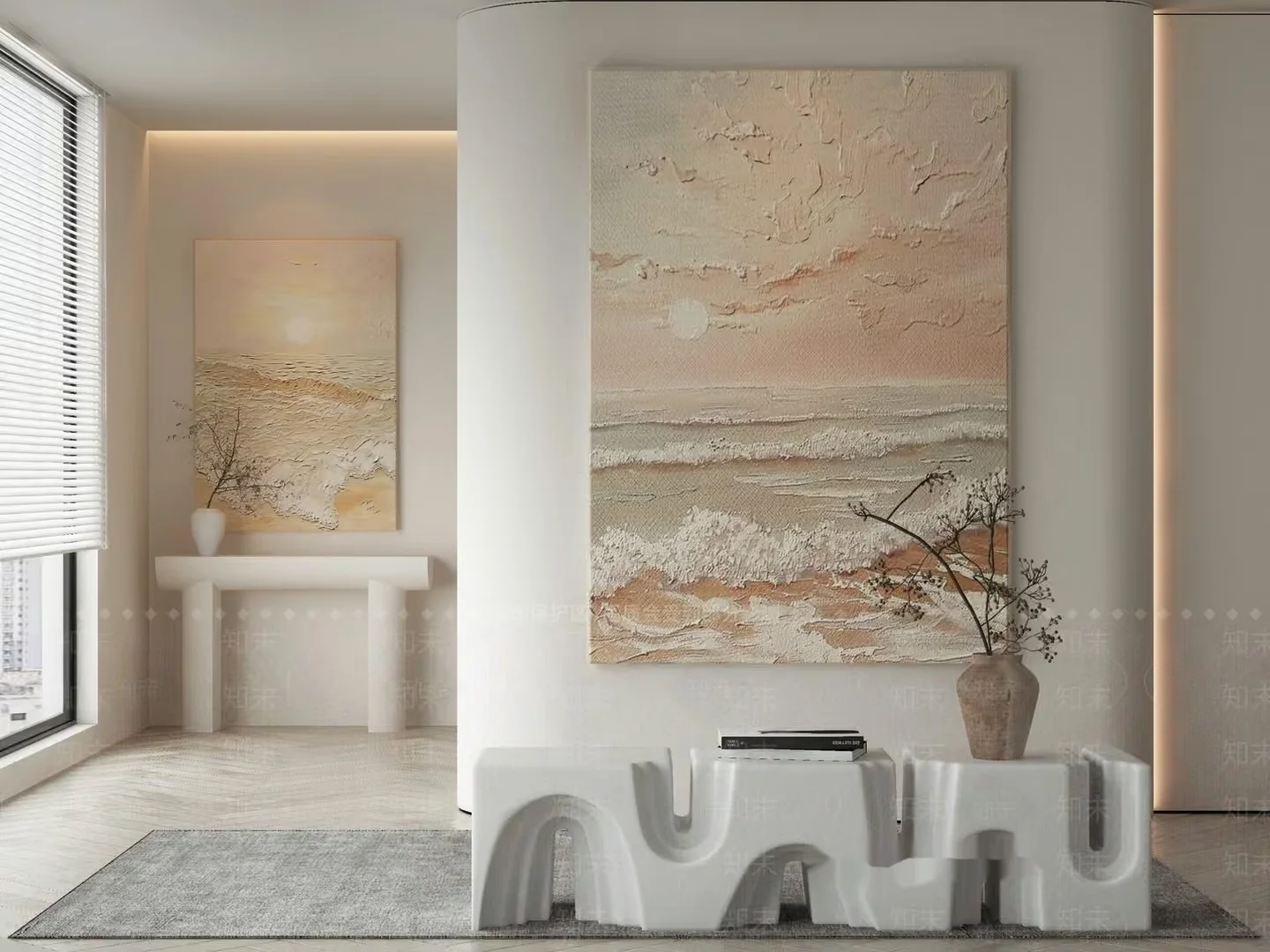 Modern Living Room 3D Model – 1982 – VRAY Render