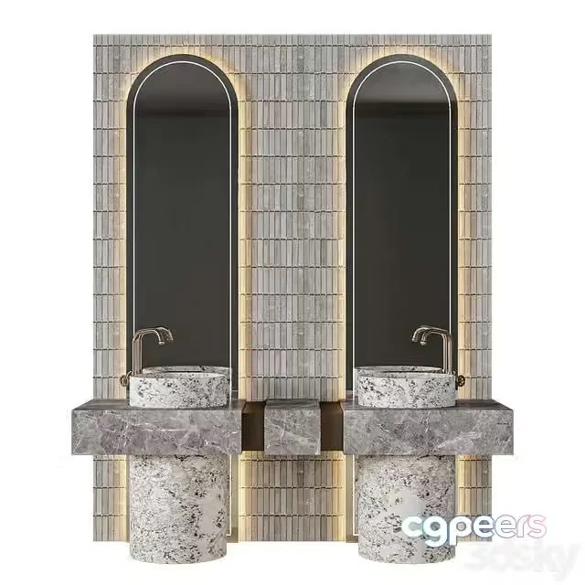 3ds Max Free – Luxury Bathroom Liem 11