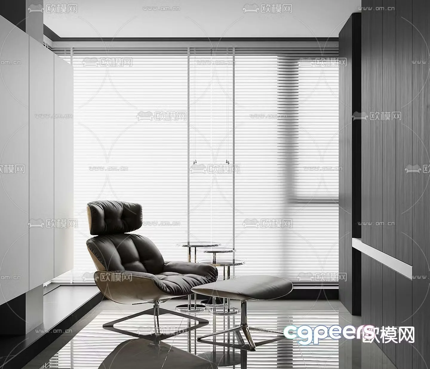 leisure chair chair 3d model