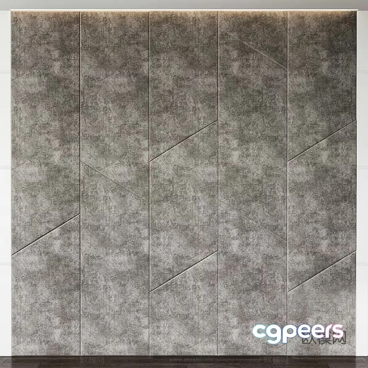 Background wall soft package 3d model